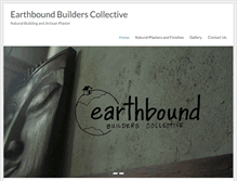 Tablet Screenshot of earthboundbuilders.com